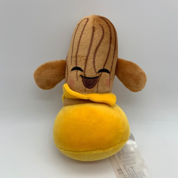 Disney Parks Wishables Fantasmic Enchanted Smiley Broom 5" Mini Plush - Picture 1 of 7